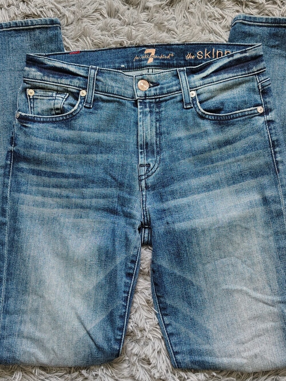 7FAM 7 For All Mankind The Skinny Women's Jeans Size 27 x 31